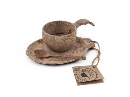 Kupilka Dárková sada talířek a kuksa se lžičkou
