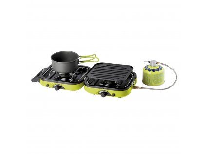 Kempingový vařič s grilem Meva Dual Compact