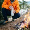 Esbit termoska 0,5 l nerezová u ohýnku