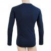 Sensor Merino Df Panske Triko Dlouhy Rukav Tm Modra 1908 7