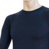 Sensor Merino Df Panske Triko Dlouhy Rukav Tm Modra 1908 8