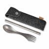Light My Fire Spork N Straw Kit Titanium In Merinowool Case 5463 8